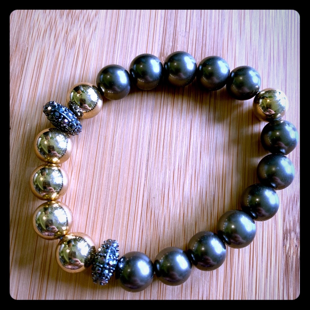 Stella & Dot Gold and silver bracelet